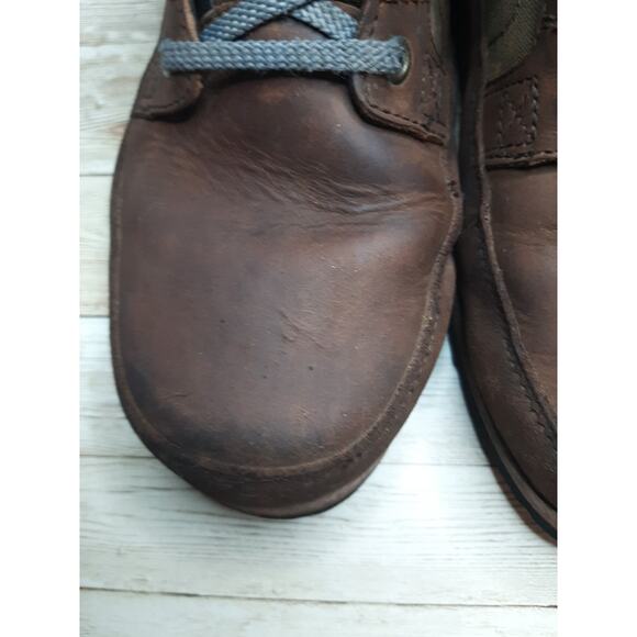 Men Cabela's 4 Sz 10M Brown Leather Ankle Boot Hunting Hiking Outdoors - Picture 4 of 16